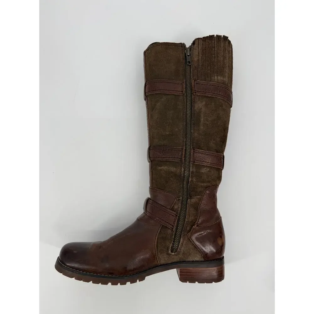 Ariat 10006782 Women's Highland Tall Boots SZ 9B Leather Suede Straps Fall